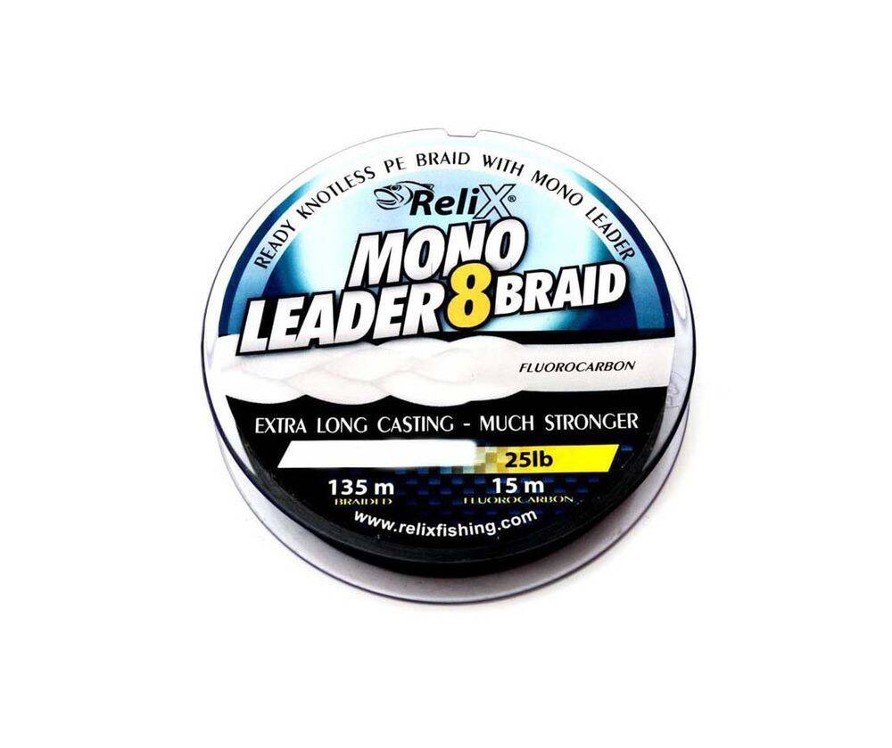 Relix Mono Leader 8 Braid 40 Mm 135 Mt İpek Misn. - 1