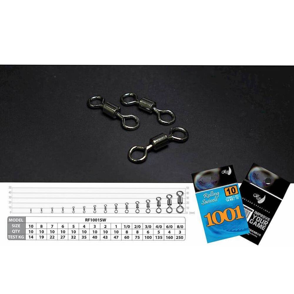 Rod Ford Rolling Swiwel Size1 10 Pcs - 1