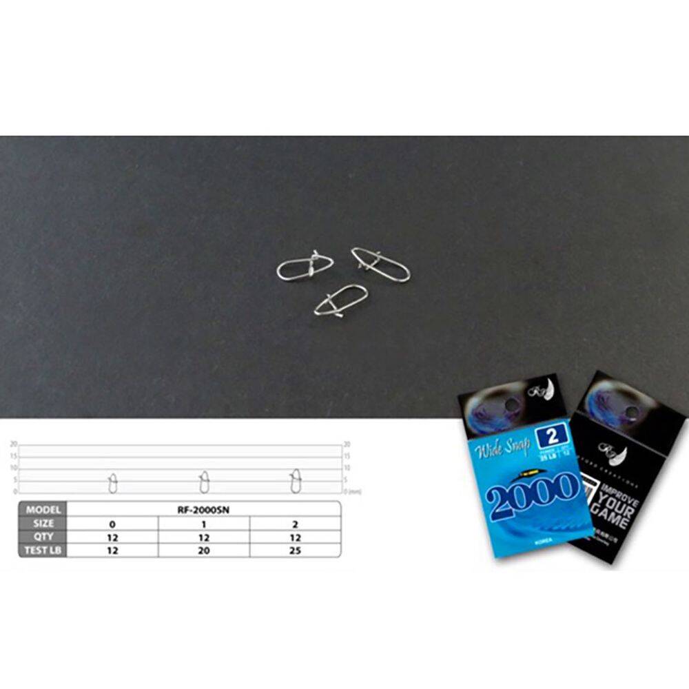 Rod Ford Wide Snap Size0 12 Pcs - 1