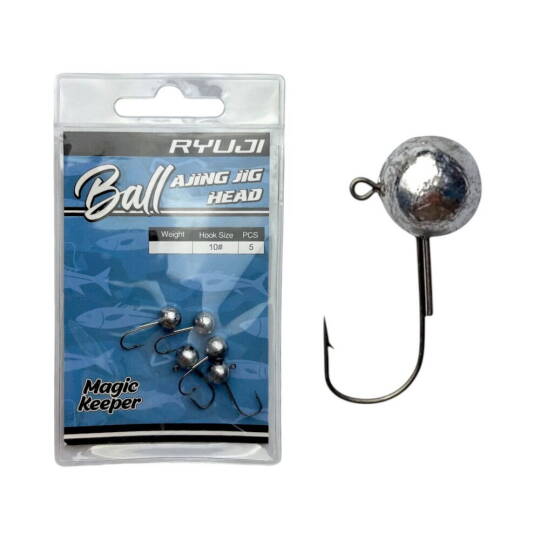 Ryuji Ball Ajing Jig Head 1,5 gr No10 5 Pcs