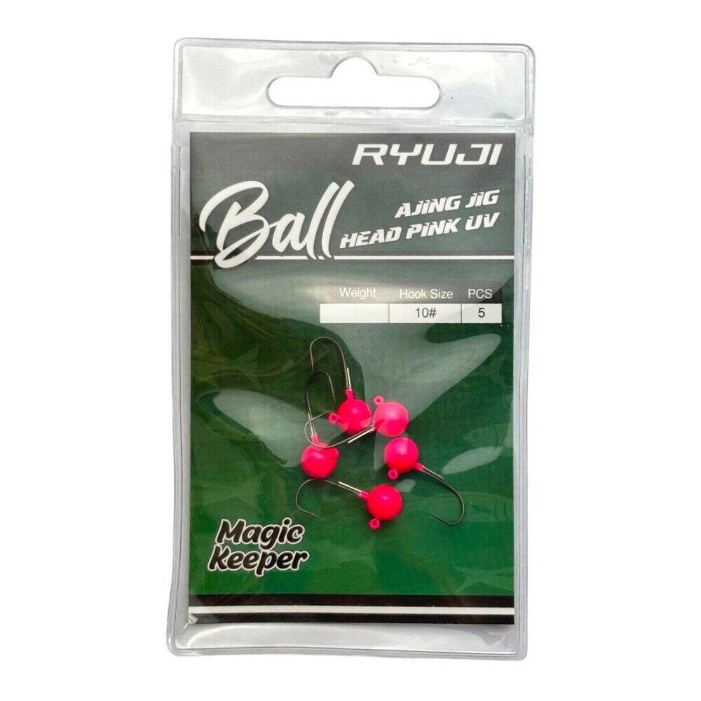 Ryuji Ball Ajing Pink Uv Jighead 0.6 Gr 10 Pcs5 - 3