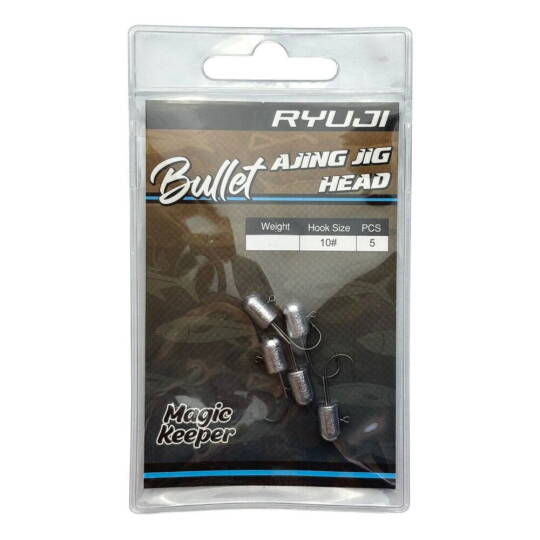 Ryuji Bullet Ajing Jig Head 2 gr No10 5 Pcs - 3