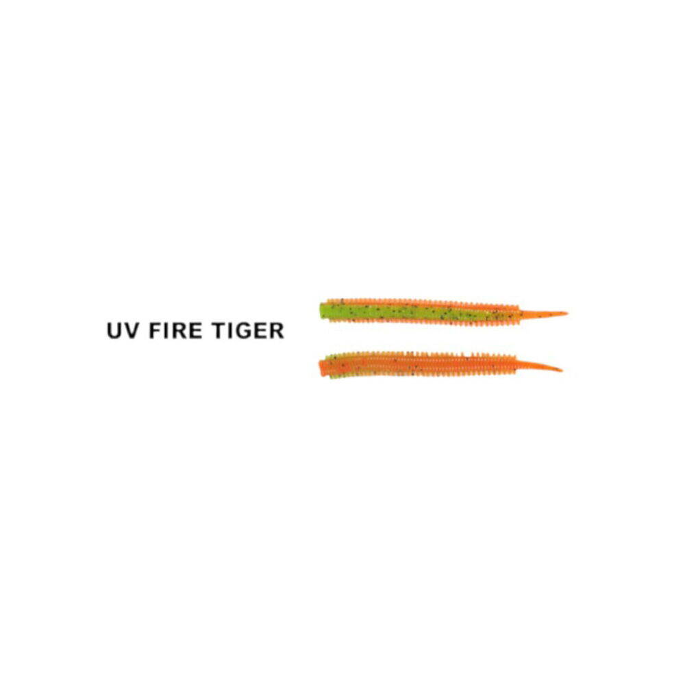 Ryuji Jelly Worm 7.5 Cm 20 Ad. Uv Fire Tiger - 1