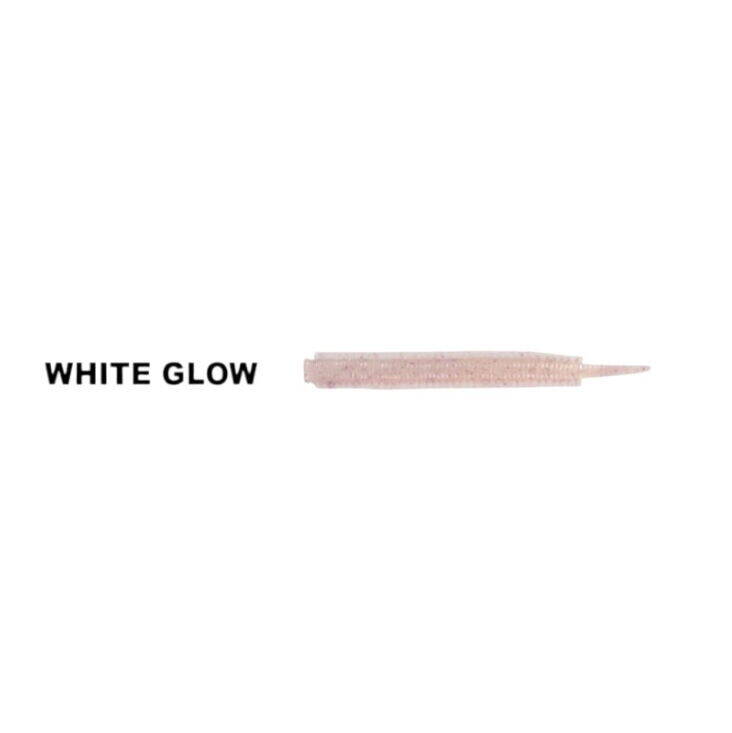 Ryuji Jelly Worm 7.5 Cm 20 Ad. White Glow - 1