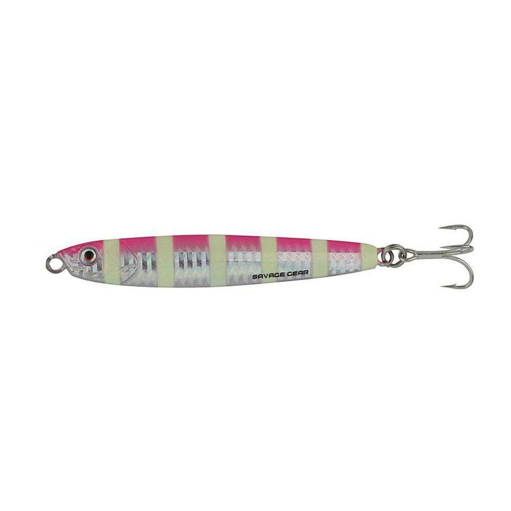 Savage Gear Slim Minnow Jig 5gr4,6cm Pinkzebraglow - 1