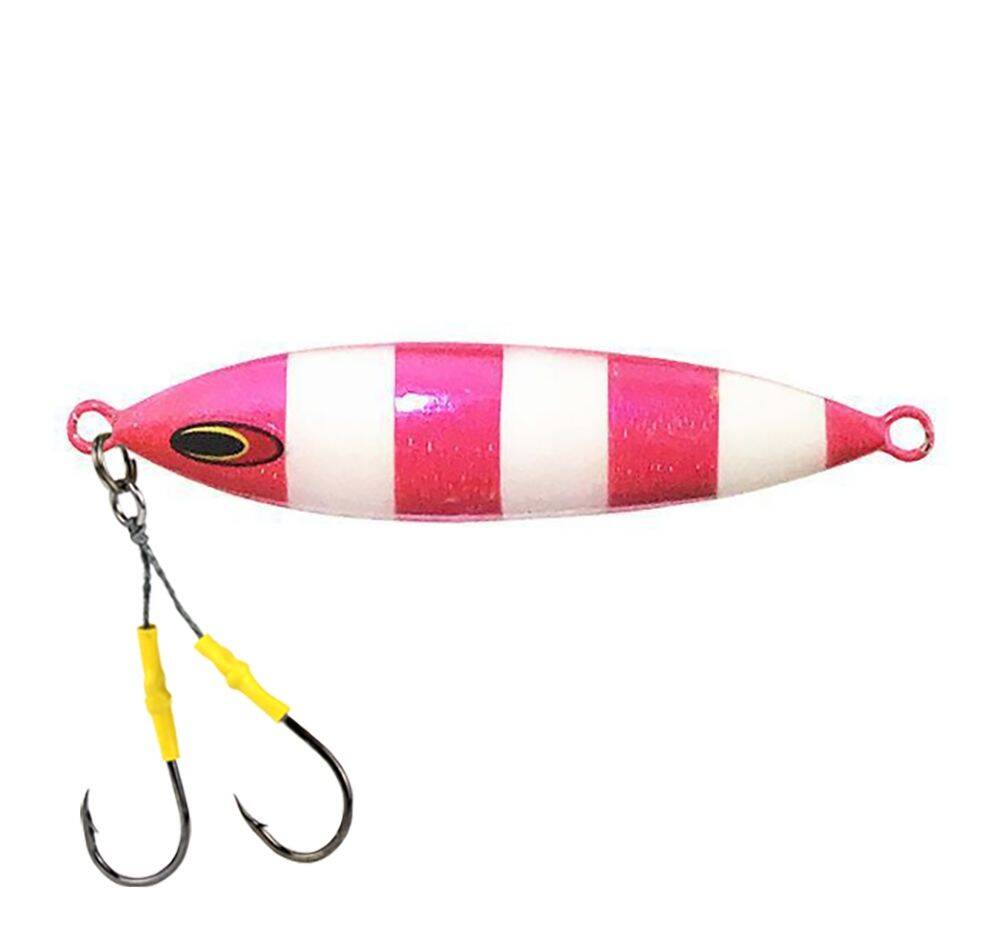 Sea Horse 100g Pink-Zebra Slow Jig - 1