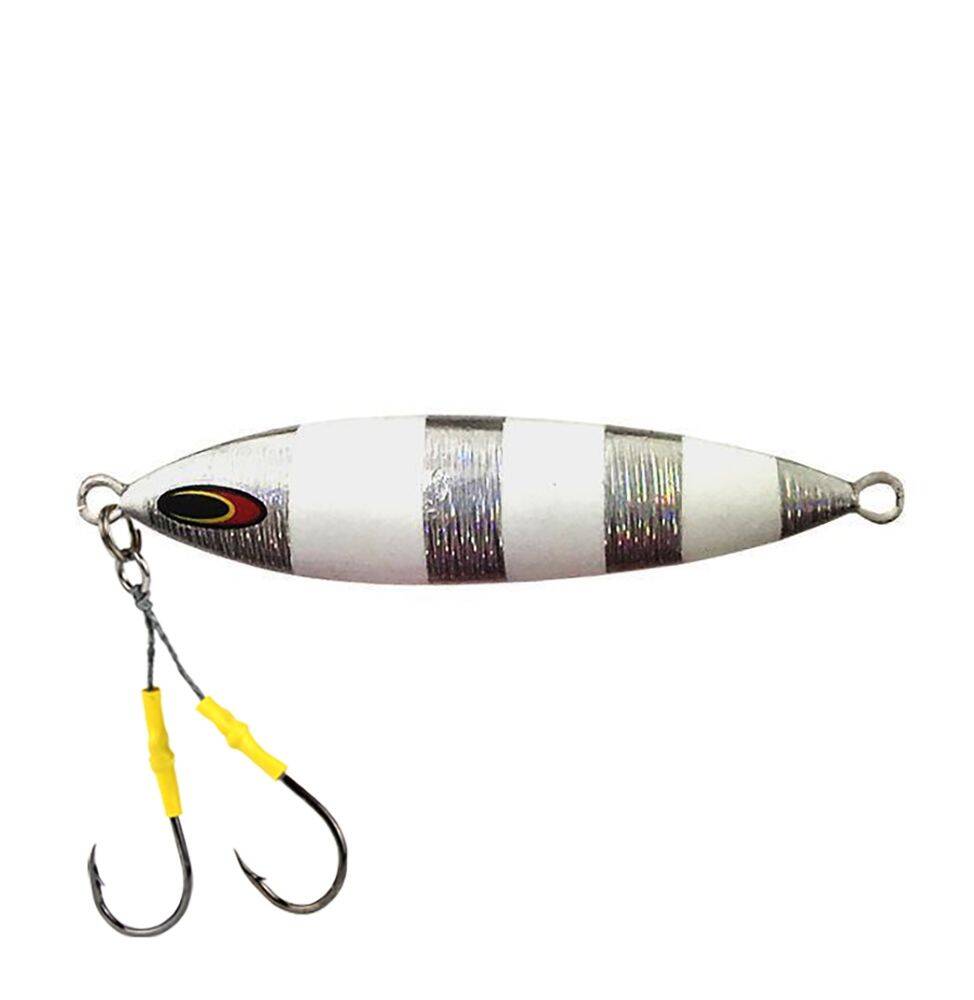 Sea Horse 100g Silver-Zebra Slow Jig - 1