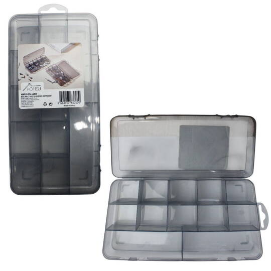 Sea Horse 12 Bölmeli Organizer Gri L