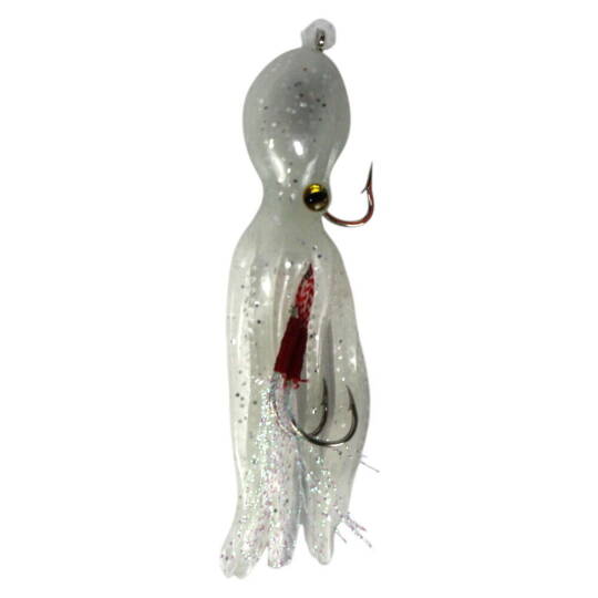 Sea Horse Ahtapot 11 Cm 19 Gr Beyaz Silikon - 1