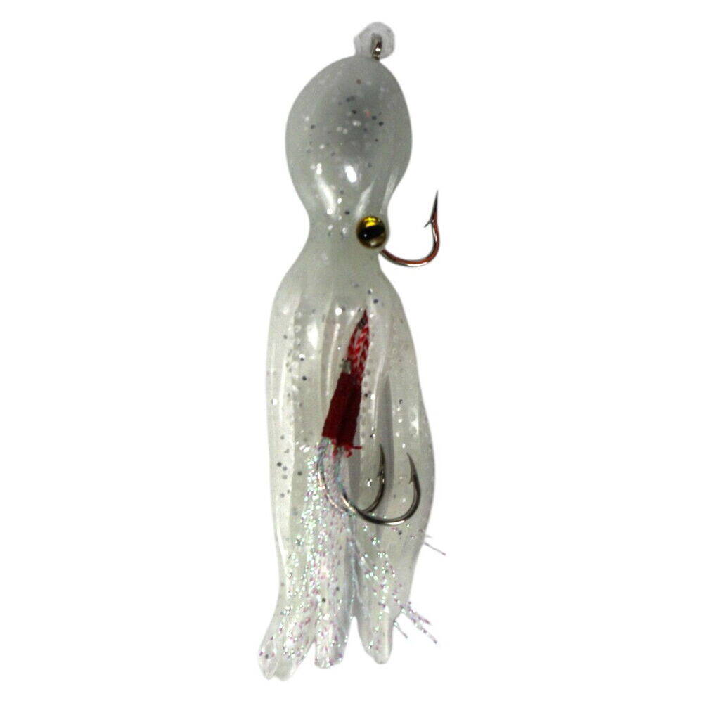 Sea Horse Ahtapot 11 Cm 19 Gr Beyaz Silikon - 1