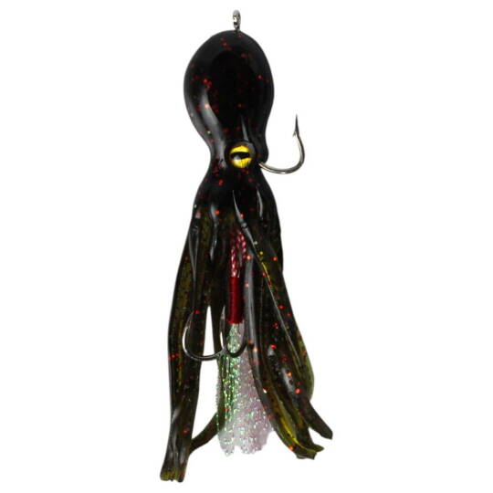 Sea Horse Ahtapot 11 Cm 19 Gr Kırmızı Simli Siyah - 1