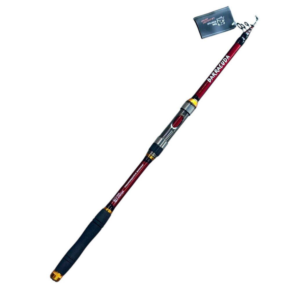 Sea Horse Barracuda Teleskopik Kamış 2,10m Kırmızı - 1