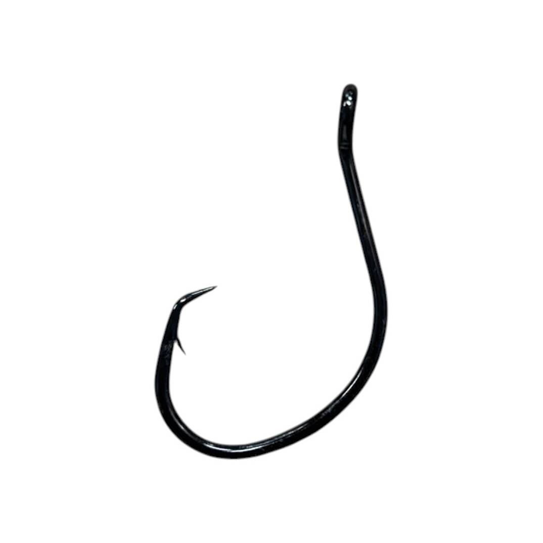 Sea Horse Circle Hook Black Nickel No:1/0 8 pcs - 2