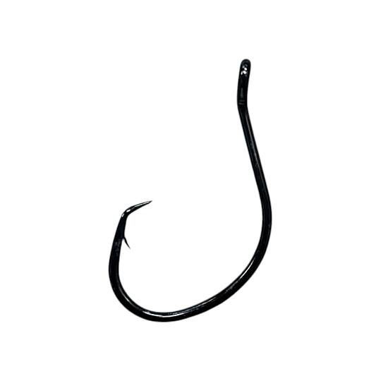 Sea Horse Circle Hook Black Nickel No:4/0 5 pcs - 2