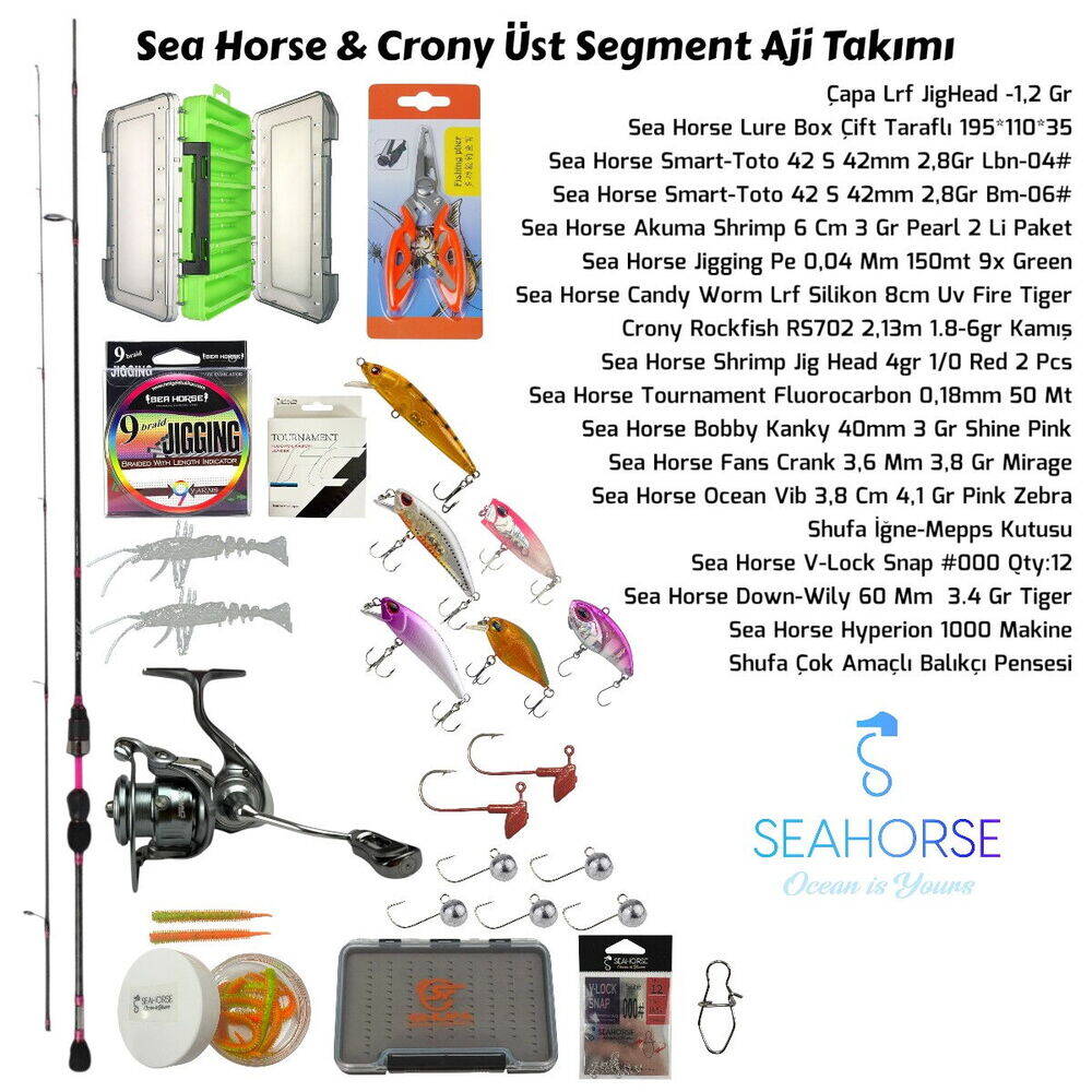 Sea Horse & Crony Üst Segment Aji Takımı - 1