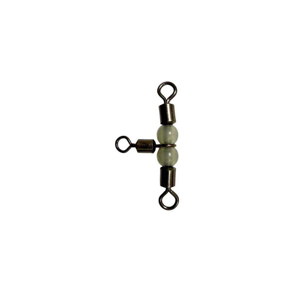 Sea Horse Cross-Line Rolling Swivel 1*2 5 Pcs - 1