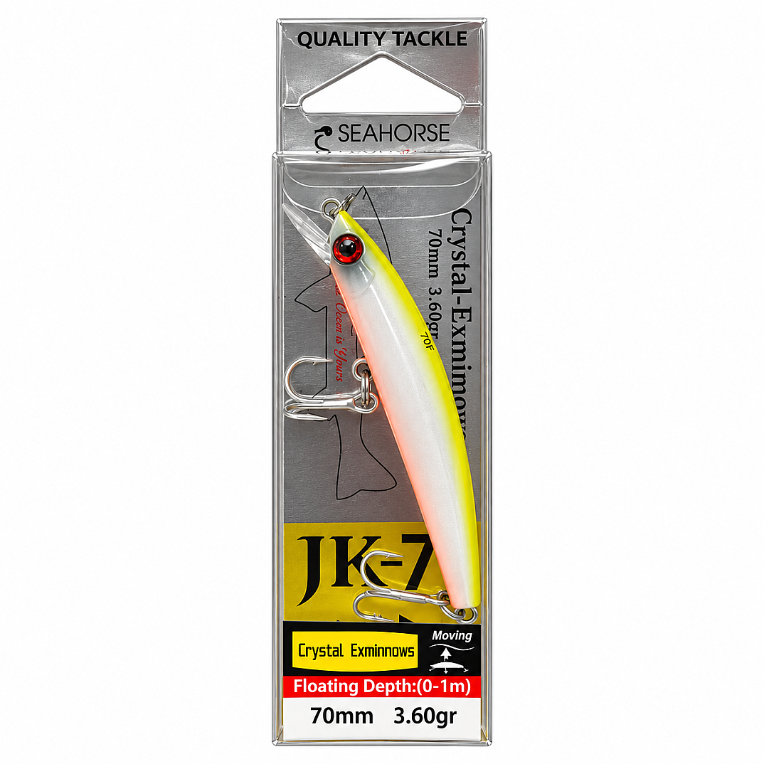 Sea Horse Crystal Exminnows 70F 3,6gr Angry Lemon - 3
