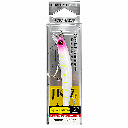 Sea Horse Crystal Exminnows 70F 3,6gr Gl Pink - 3