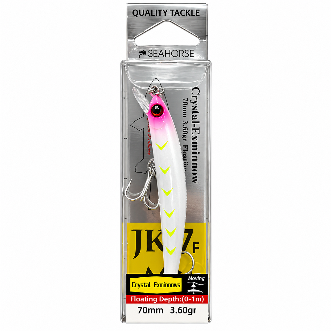 Sea Horse Crystal Exminnows 70F 3,6gr Gl Pink - 3