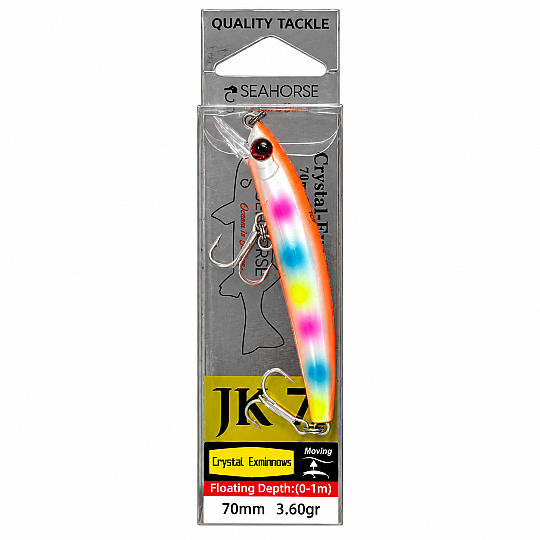 Sea Horse Crystal Exminnows 70F 3,6gr Gl Rainbow - 3