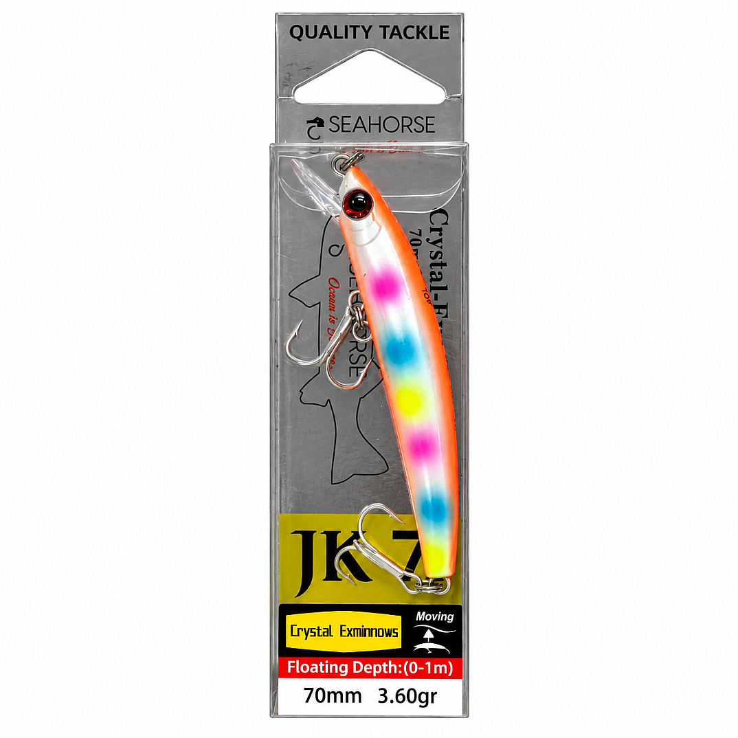 Sea Horse Crystal Exminnows 70F 3,6gr Gl Rainbow - 3