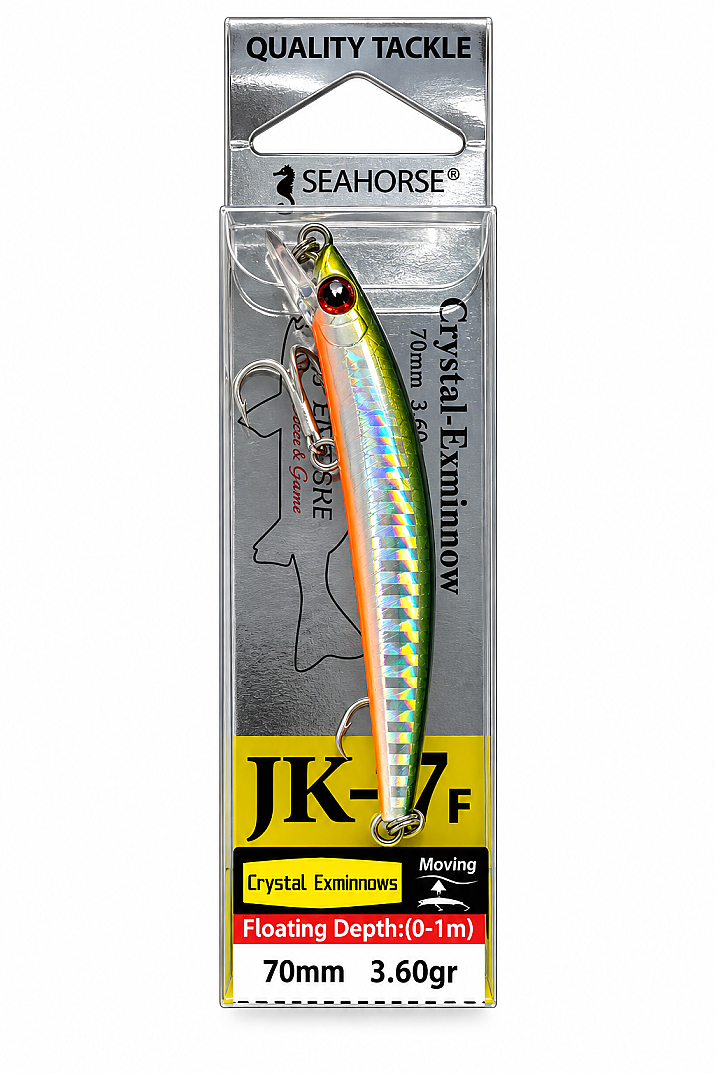 Sea Horse Crystal Exminnows 70F 3,6gr Greenpac - 3