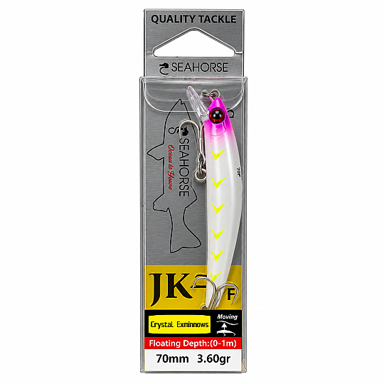Sea Horse Crystal Exminnows 70F 3,6gr Pink Purity - 3