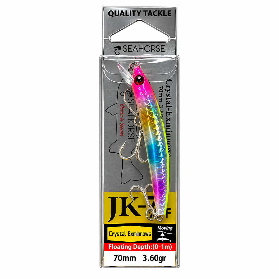 Sea Horse Crystal Exminnows 70F 3,6gr Rainbow Char - 3