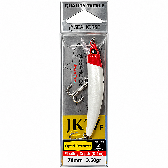 Sea Horse Crystal Exminnows 70F 3,6gr Red Spear - 3