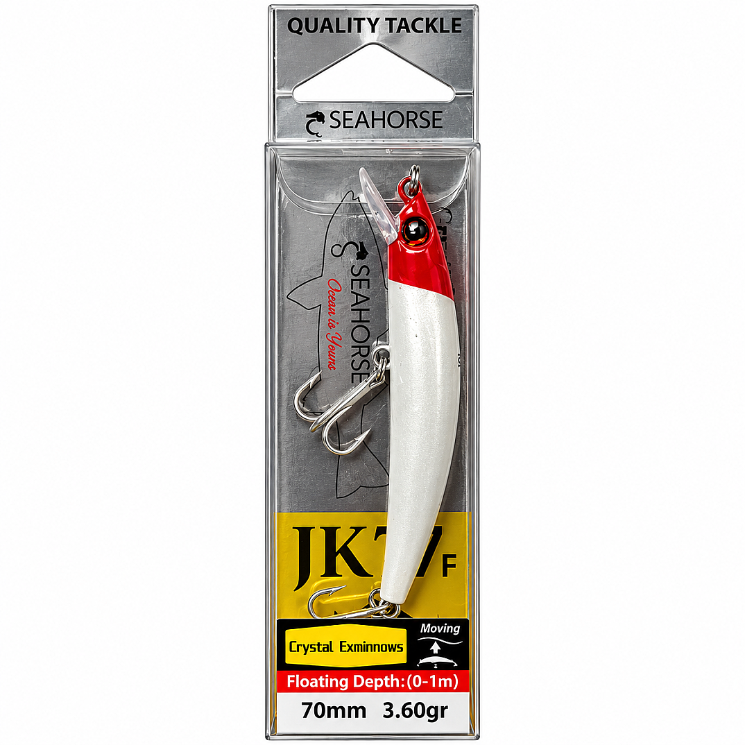 Sea Horse Crystal Exminnows 70F 3,6gr Red Spear - 3