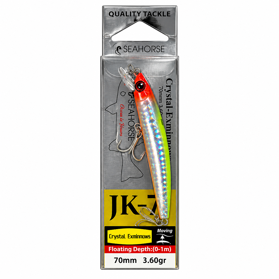 Sea Horse Crystal Exminnows 70F 3,6gr Twill Lazer - 3