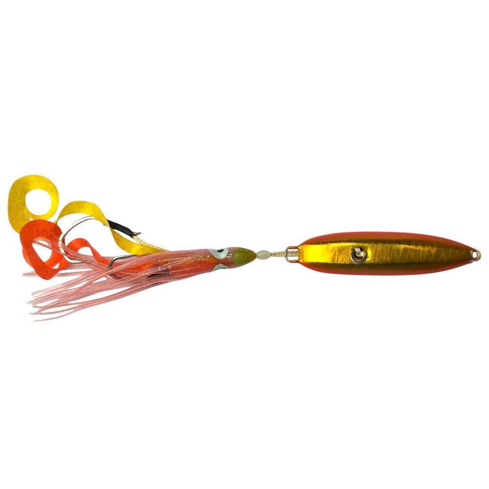 Sea Horse Custom İnchiku Jig OrangeZebraGlow 180gr - 2