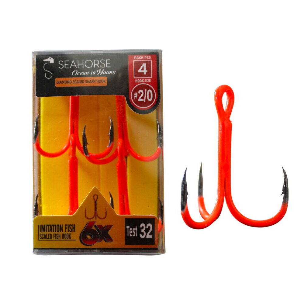 Sea Horse Diamond Scaled Sharp Hook Oty4 No20 - 1