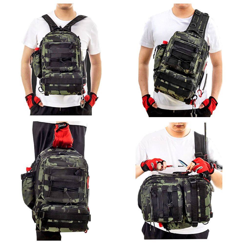 Sea Horse Explorer&Back Pack Spin Çanta Camo Green - 4