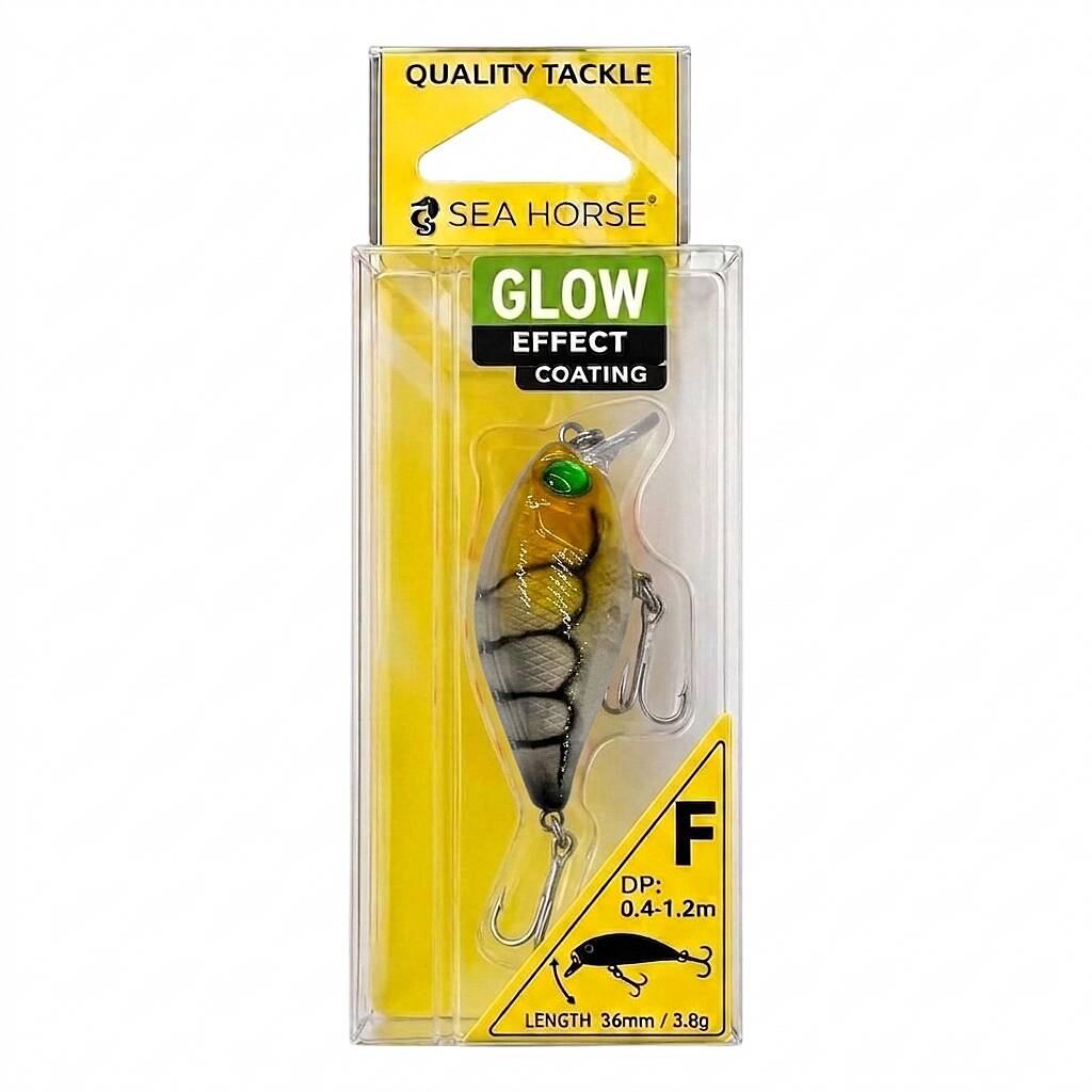 Sea Horse Fans Crank 36 Mm 3,8 Gr Nest-1# - 2
