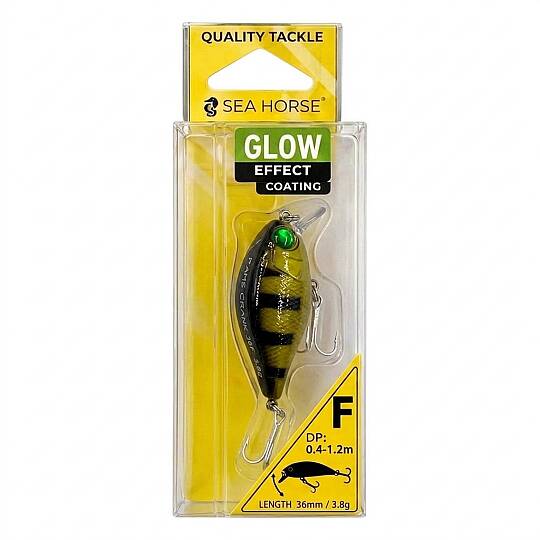 Sea Horse Fans Crank 36 Mm 3,8 Gr Yellow Perch# - 2