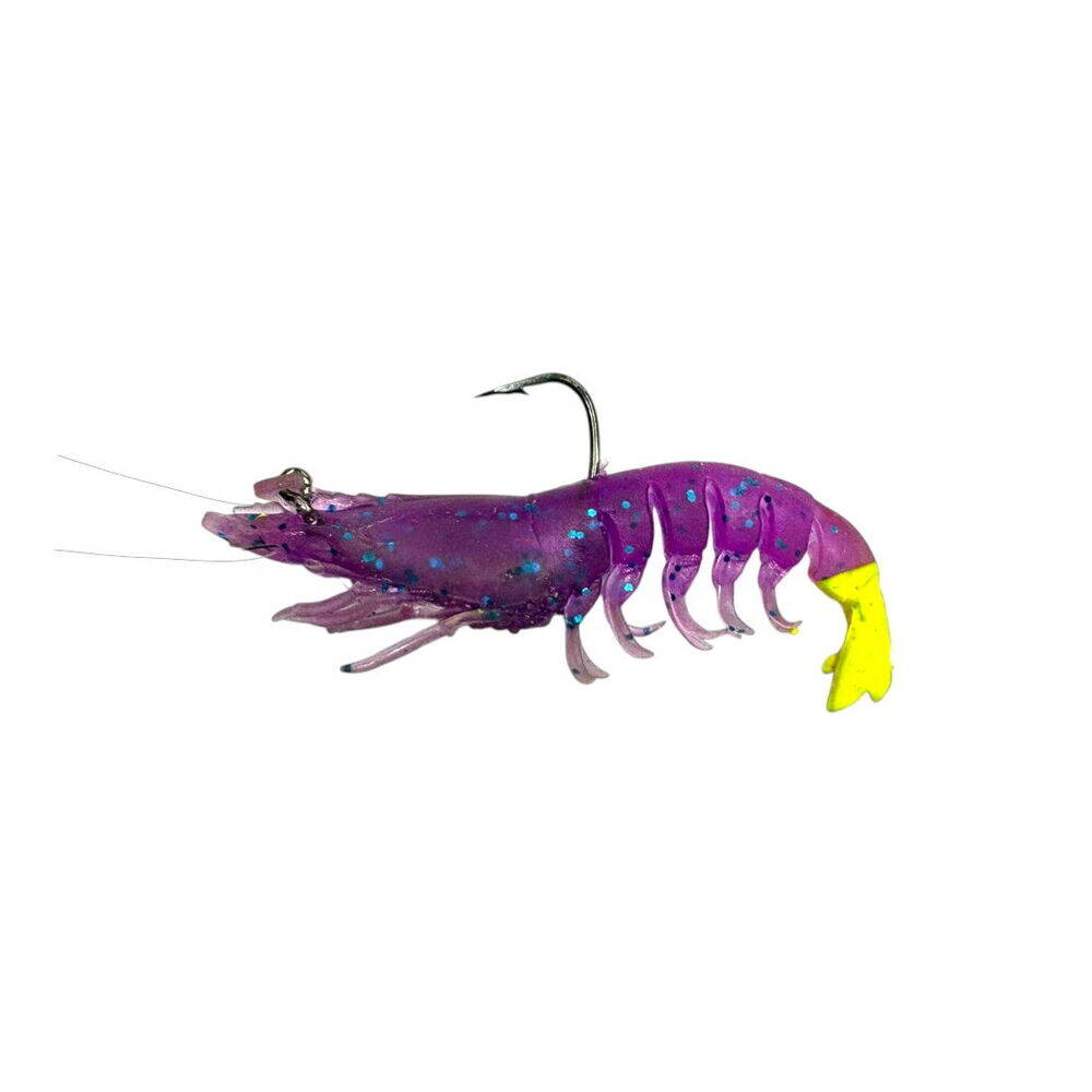 Sea Horse Flexy Shrimp 9cm 12gr Purple - 1