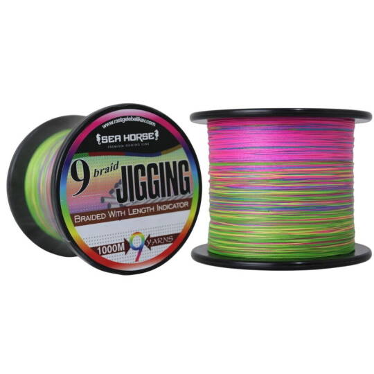 Sea Horse Jigging 1000m 9x 0.35mm Multicolor