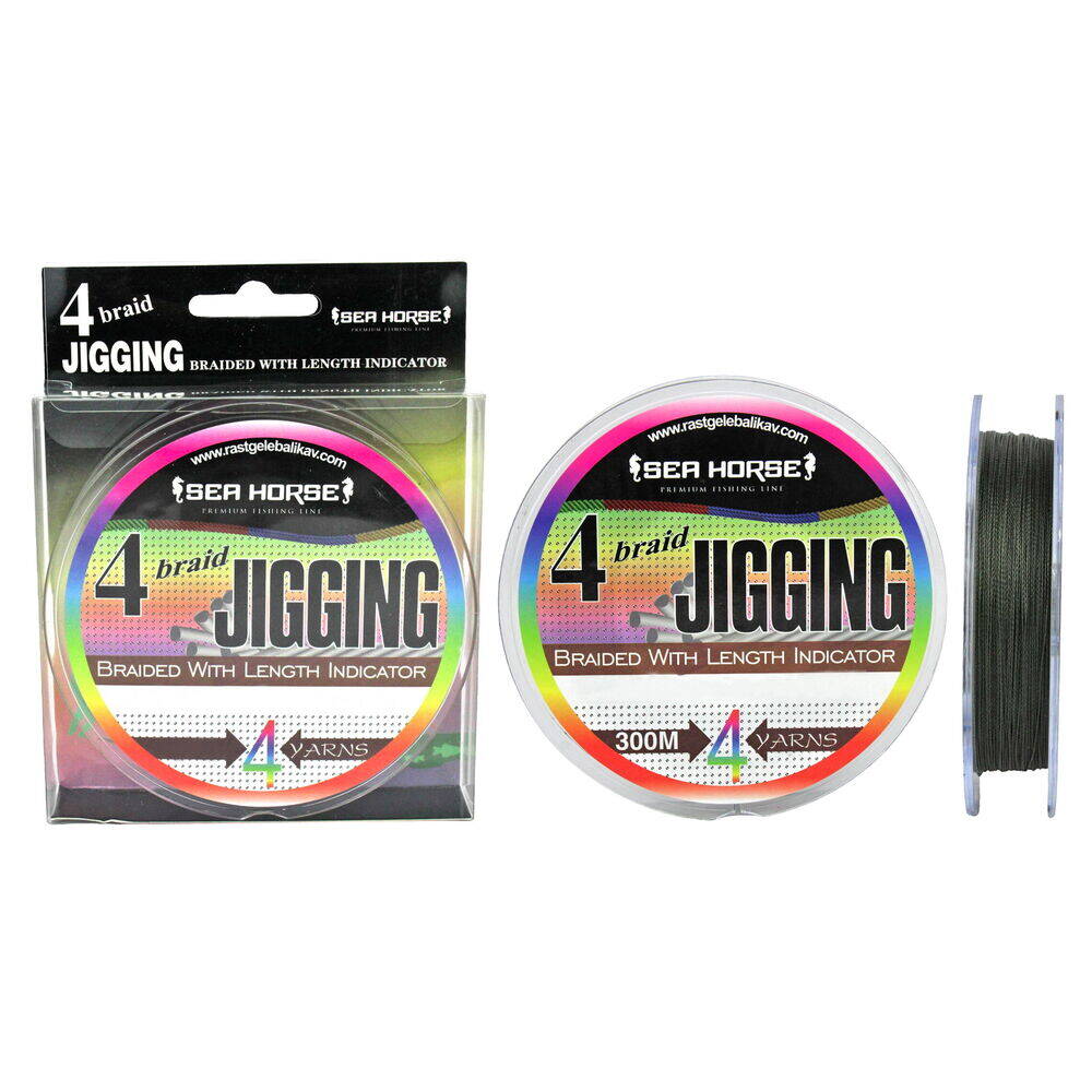 Sea Horse Jigging x4 0,20 300 Mt Green - 1