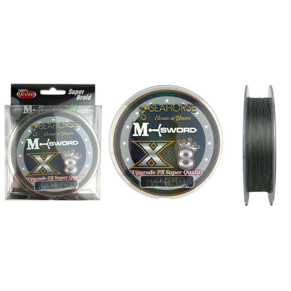 Sea Horse M-Sword x8 0,18 Mm 150 Mt Gri - 1