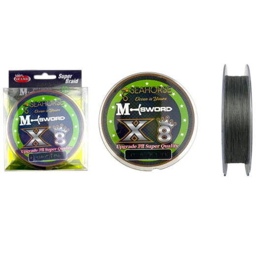 Sea Horse M-Sword x8 0,20 Mm 300 Mt Gri