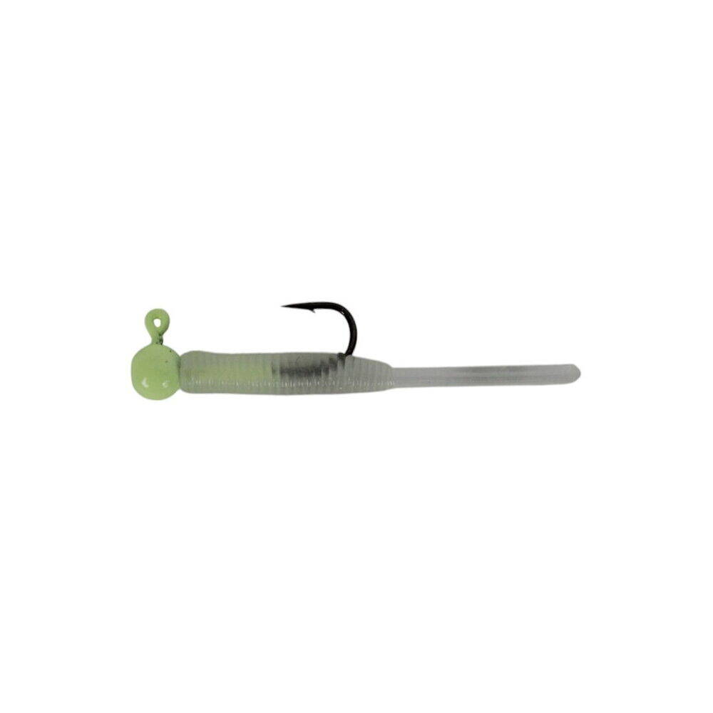 Sea Horse MB Worm Jigheadlı Lrf Silikonu 4cm Glow - 1