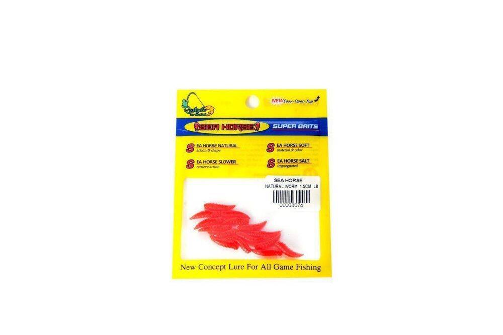 Sea Horse Natural Worm 1,5cm L08 - 1