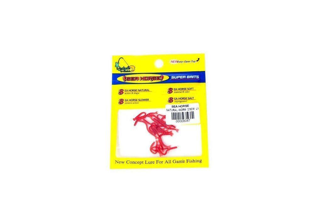 Sea Horse Natural Worm 2,5cm L01 - 1