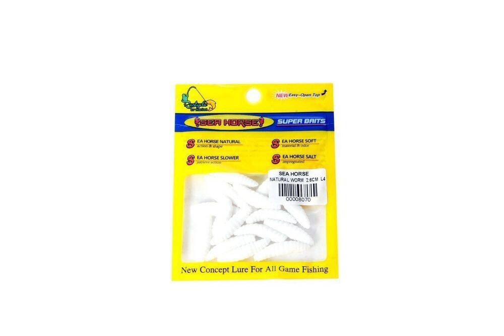 Sea Horse Natural Worm 2,6cm L04 - 1