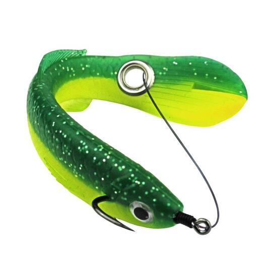 Sea Horse Nemesis Shad 10cm Yellow Green 5 Li Pkt - 1