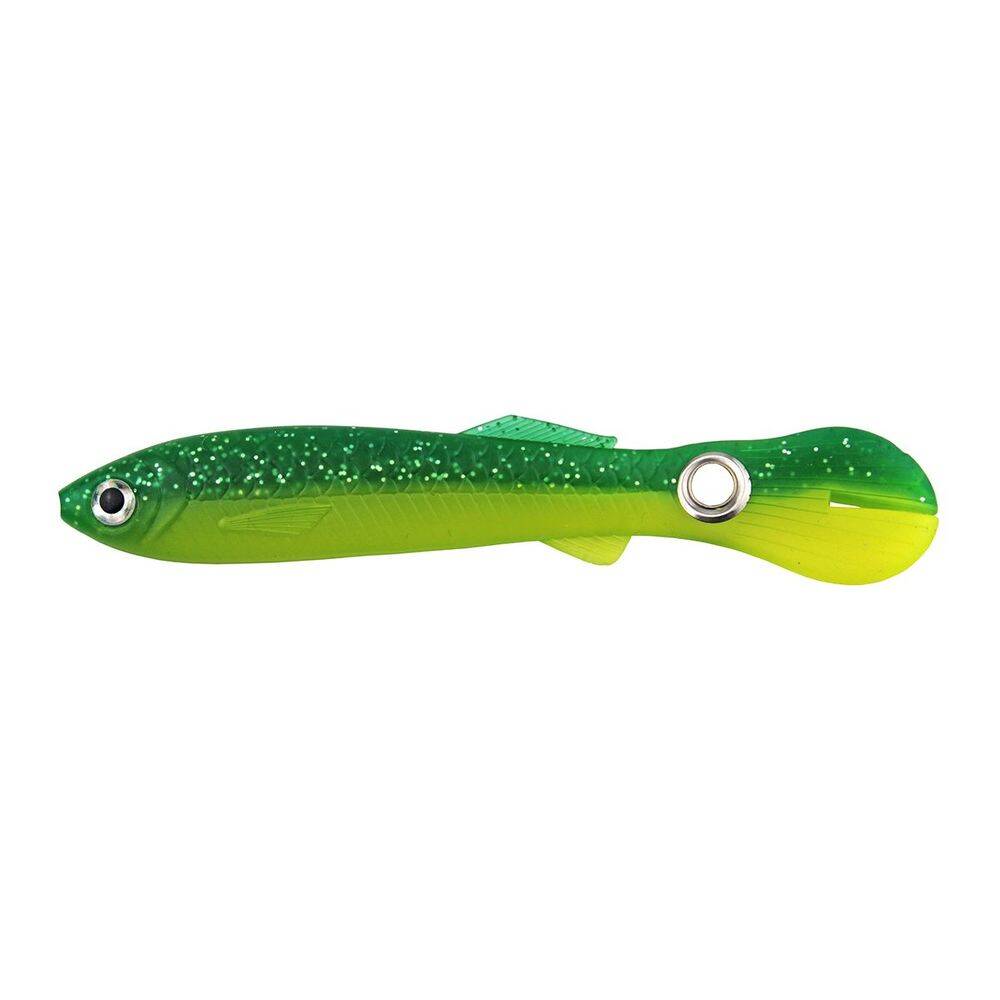 Sea Horse Nemesis Shad 10cm Yellow Green 5 Li Pkt - 2