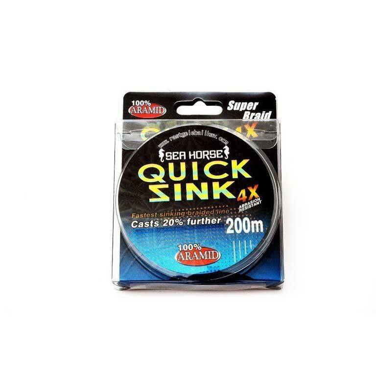 Sea Horse Quick Sink 0,30 Mm 200mt 4x İpek Misina - 1