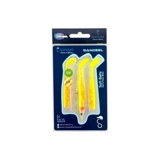 Sea Horse Sandeel 10 Cm 11 Gr 2+1 Lemon Shine - 2