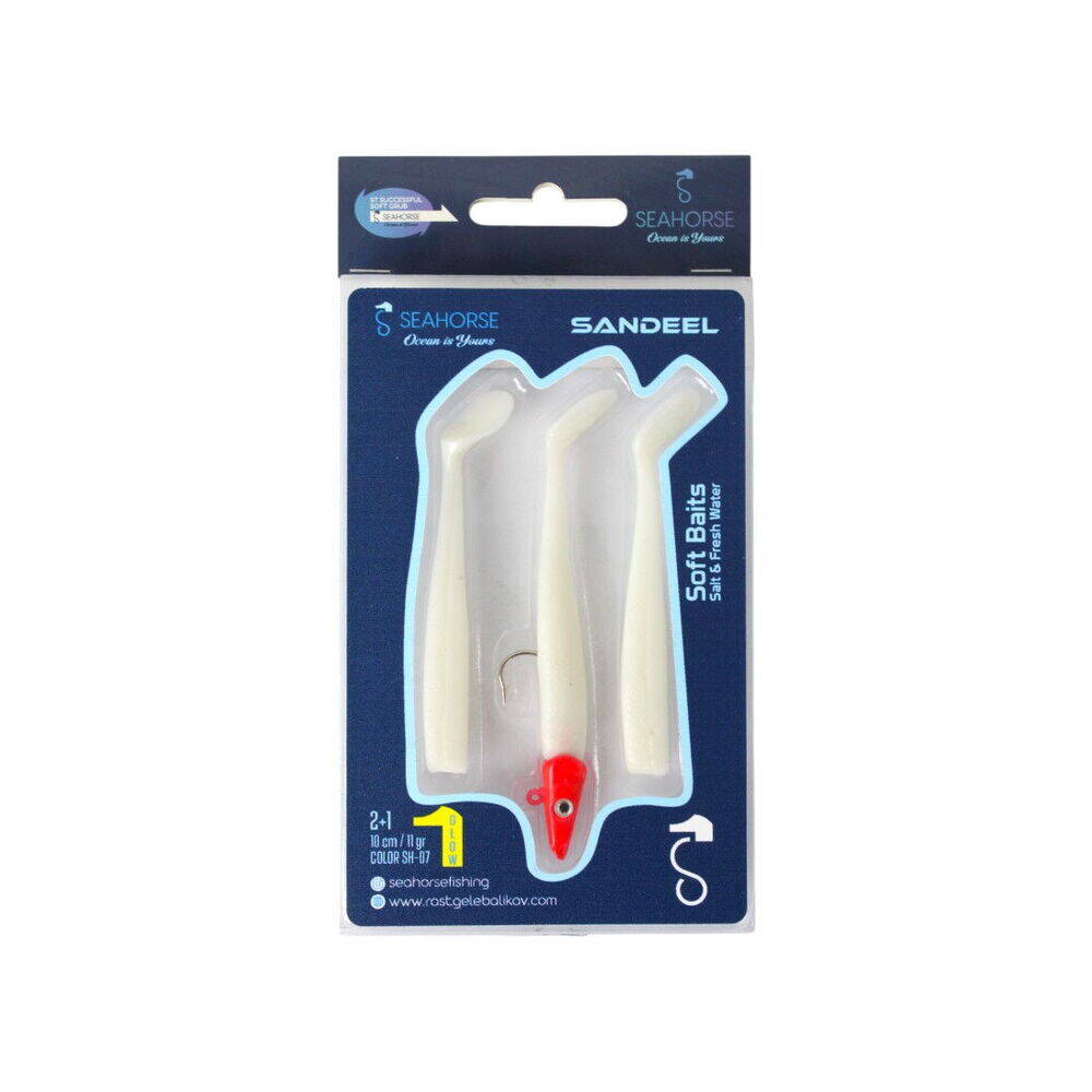 Sea Horse Sandeel 10 Cm 11 Gr 2+1 Milky - 2
